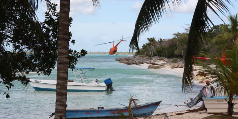 Saona en Helicoptero
