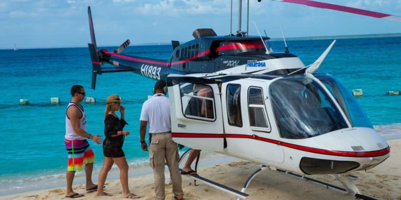 Saona en Helicoptero
